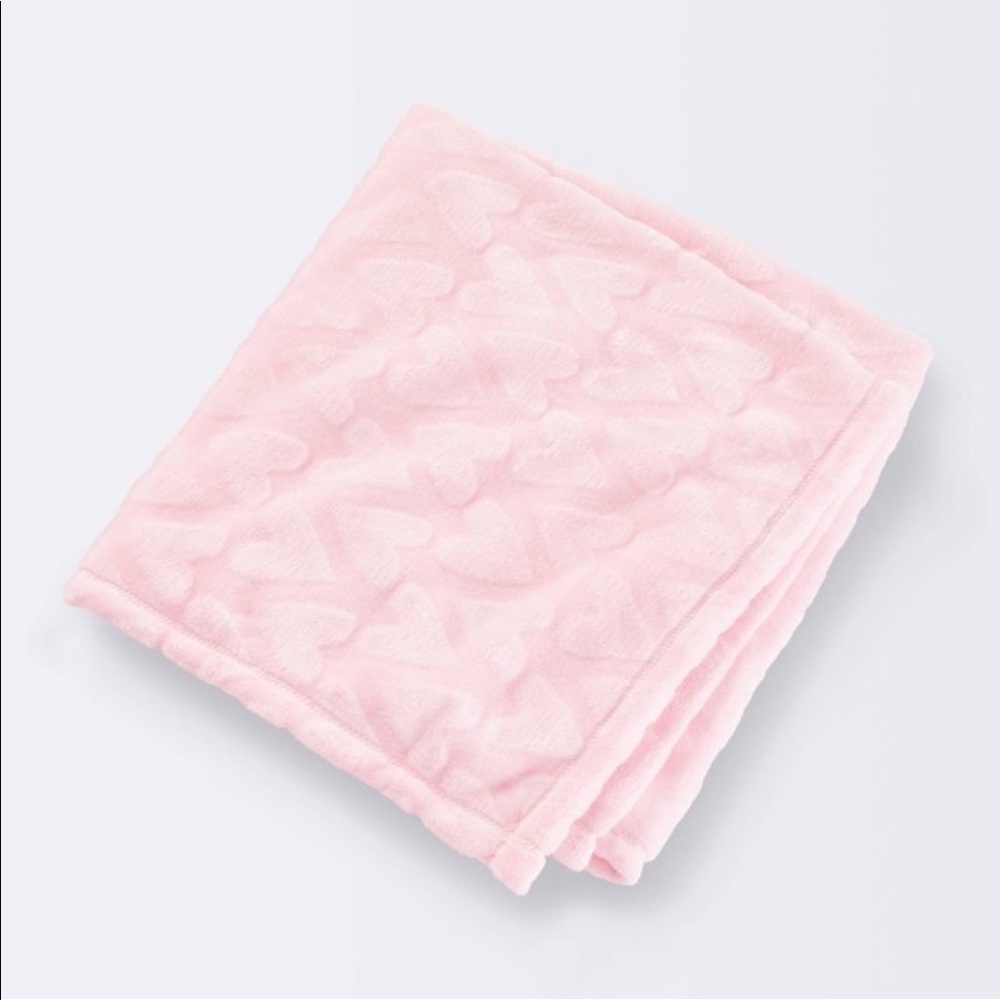 Plush Baby Blanket with Hearts from Cloud Island